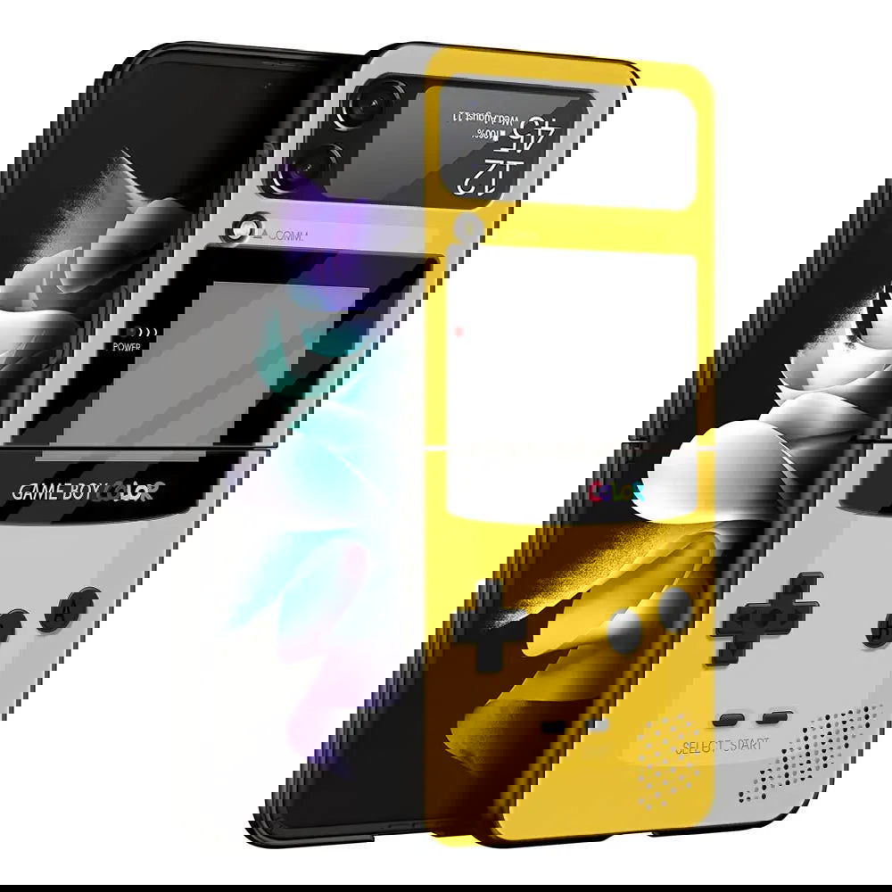 Retro Gameboy Phone Case For Samsung Galaxy Z Flip 4 5 3 Fold - Vivid Setups
