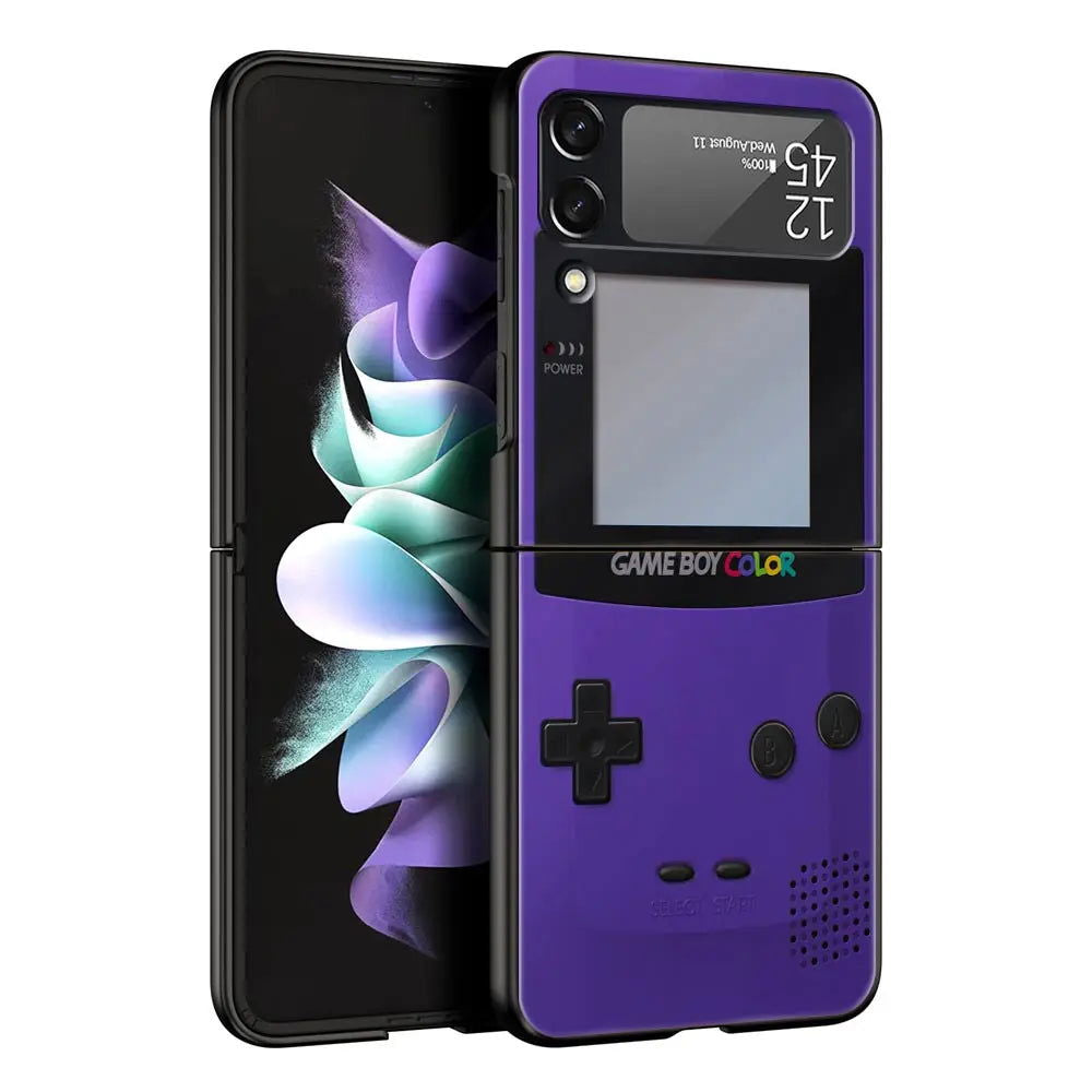 Retro Gameboy Phone Case For Samsung Galaxy Z Flip 4 5 3 Fold - Vivid Setups