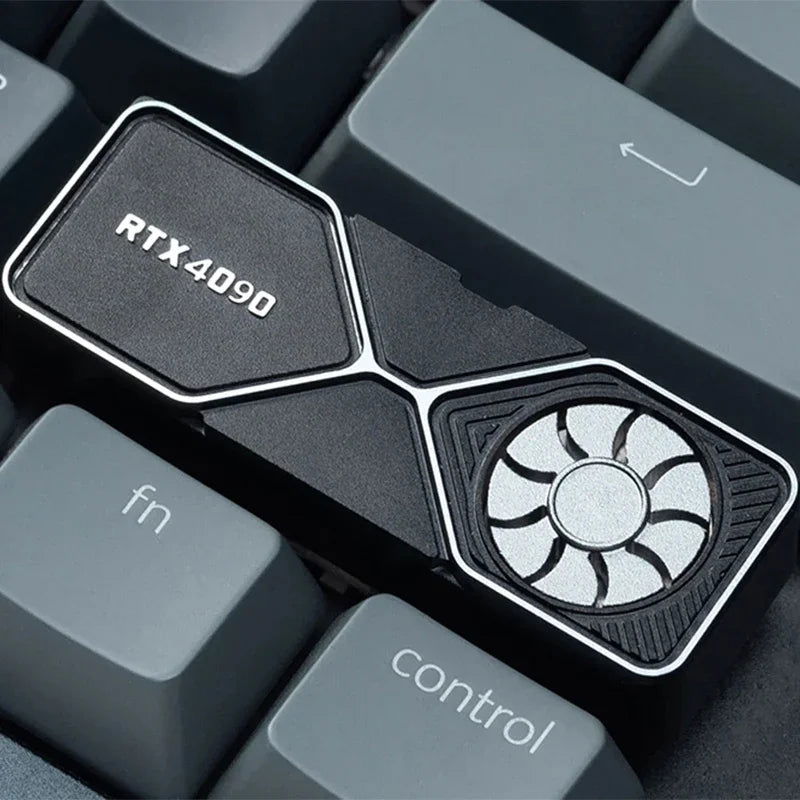 Rtx4090 Fan-Turning GPU Cherry Mx Switch Key Cap - Vivid Setups