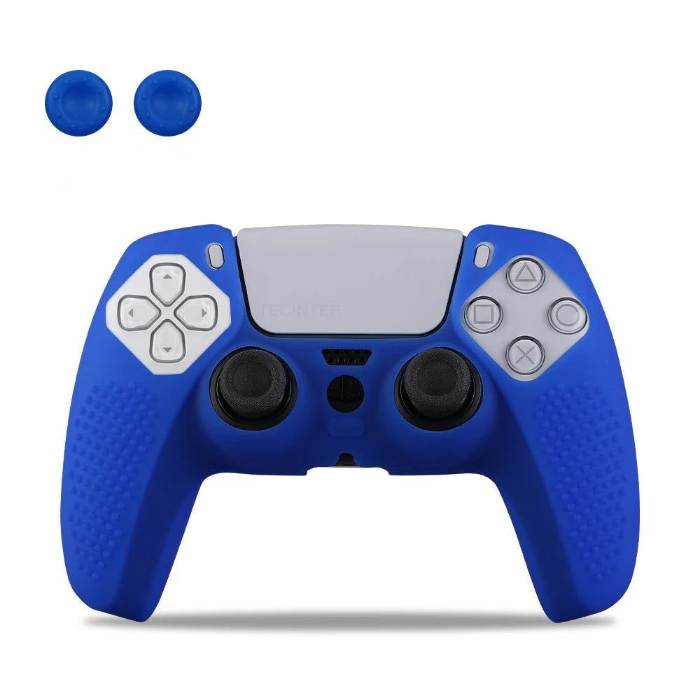 PS5 Controller Silicone Skin Sleeve & Thumb Grip Set - Vivid Setups