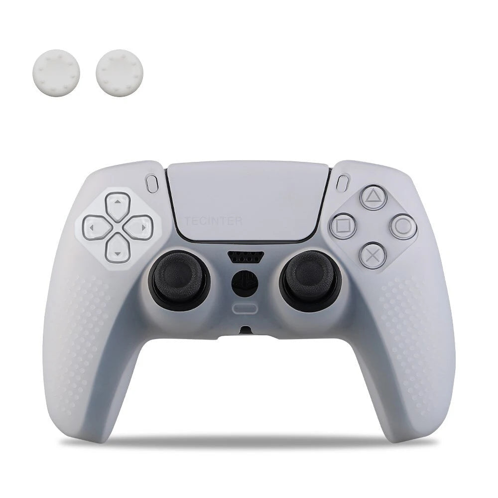 PS5 Controller Silicone Skin Sleeve & Thumb Grip Set - Vivid Setups