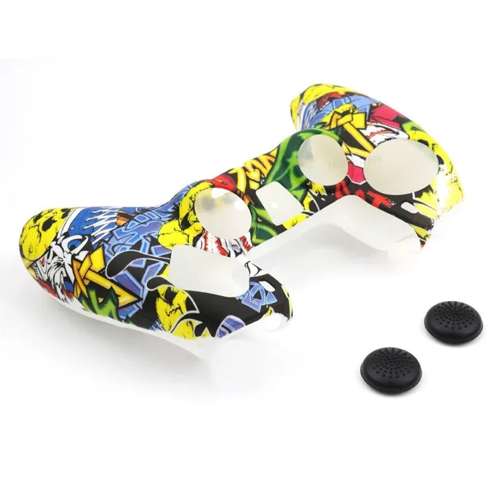 PS5 Controller Silicone Skin Sleeve & Thumb Grip Set - Vivid Setups