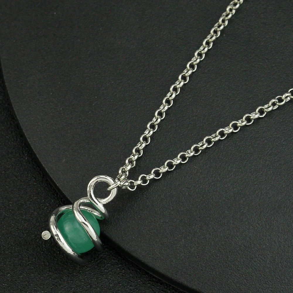 Sage Healing Orb Pendant & Necklace - Vivid Setups