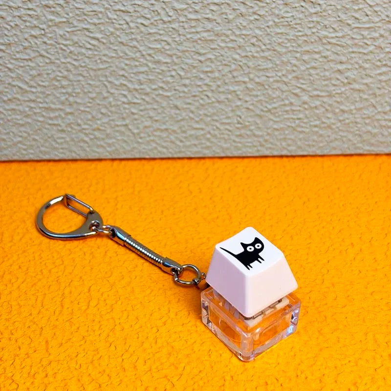 Keyboard Switch & Key Cap Fidget Keychain - Vivid Setups