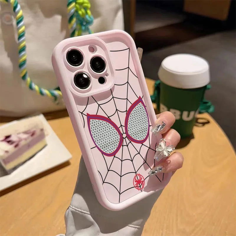 Spider Man Anti-Bump Silicone Phone Case For iPhones - Vivid Setups