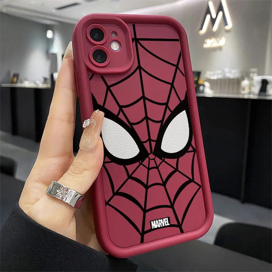 Spider Man iPhone Silicone Cool Cover - Vivid Setups