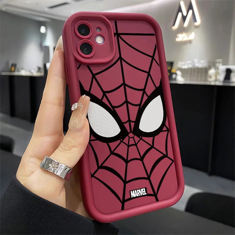 Spider Man iPhone Silicone Cool Cover - Vivid Setups
