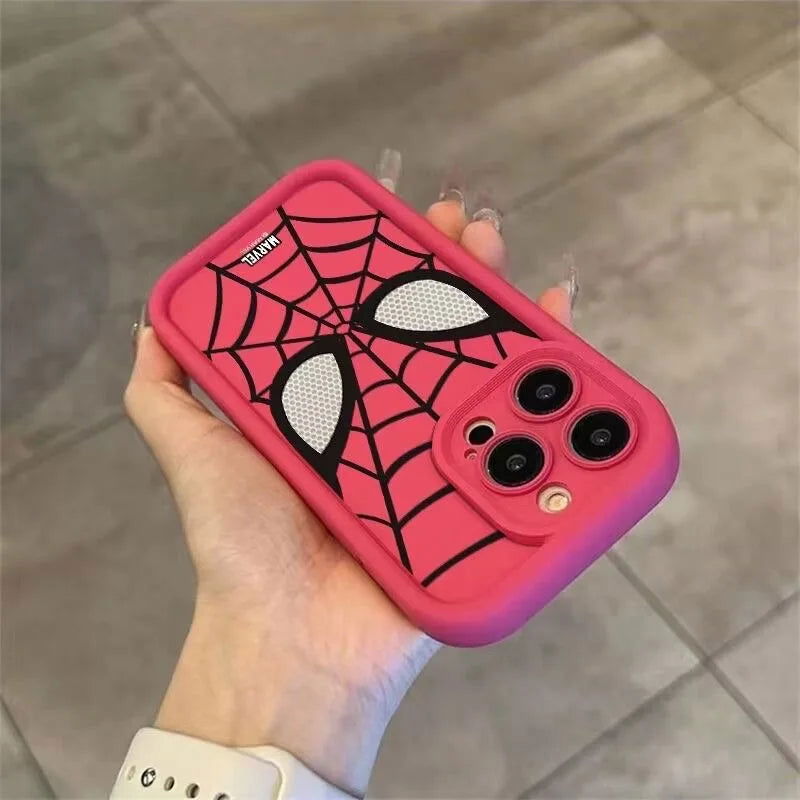 Spider Man iPhone Silicone Cool Cover - Vivid Setups
