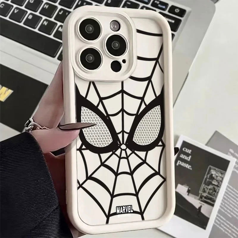 Spider Man iPhone Silicone Shockproof Cover - Vivid Setups
