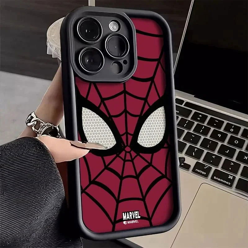 Spider Man iPhone Silicone Shockproof Cover - Vivid Setups