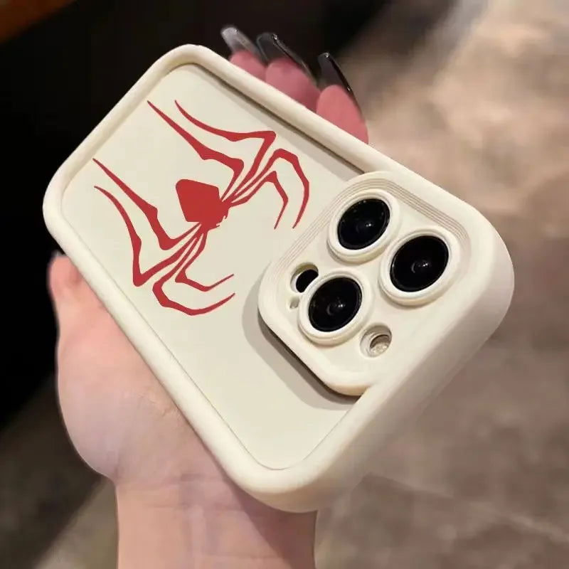 Spider Man iPhone Silicone Shockproof Cover - Vivid Setups