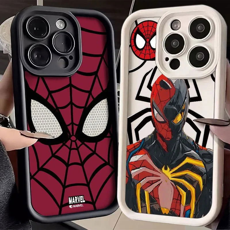 Spider Man iPhone Silicone Shockproof Cover - Vivid Setups
