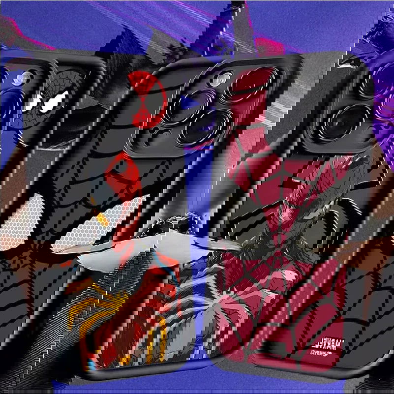 Spider Man iPhone Silicone Shockproof Cover - Vivid Setups