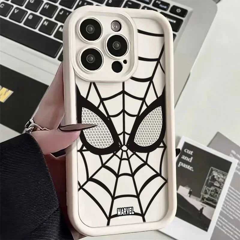 Spider Man iPhone Silicone Shockproof Cover - Vivid Setups
