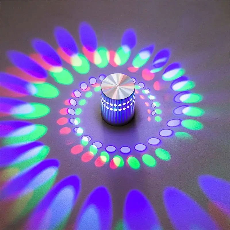 Spiral RGB Wall Lamp - Vivid Setups