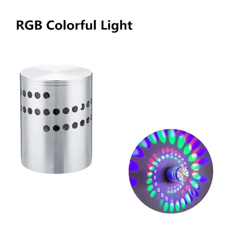 Spiral RGB Wall Lamp - Vivid Setups