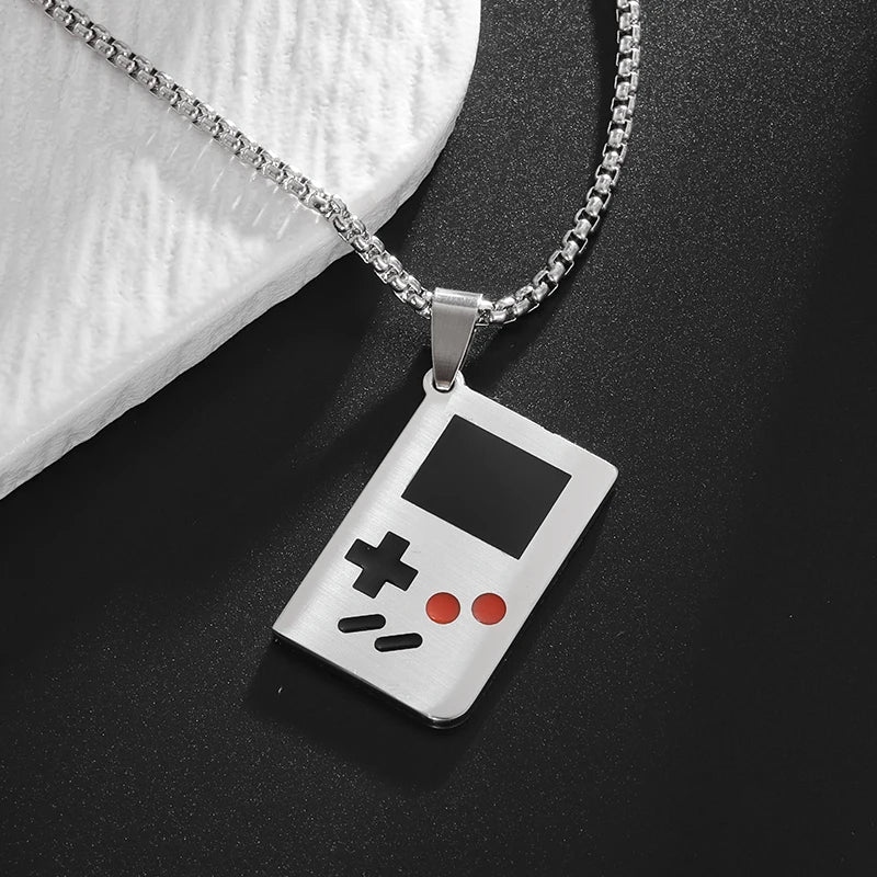 Stainless Steel Gaming Pendant & Necklace Gift - Vivid Setups