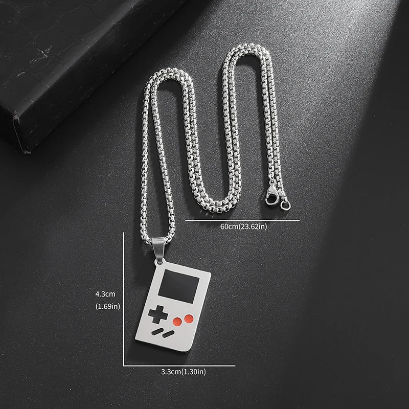 Stainless Steel Gaming Pendant & Necklace Gift - Vivid Setups