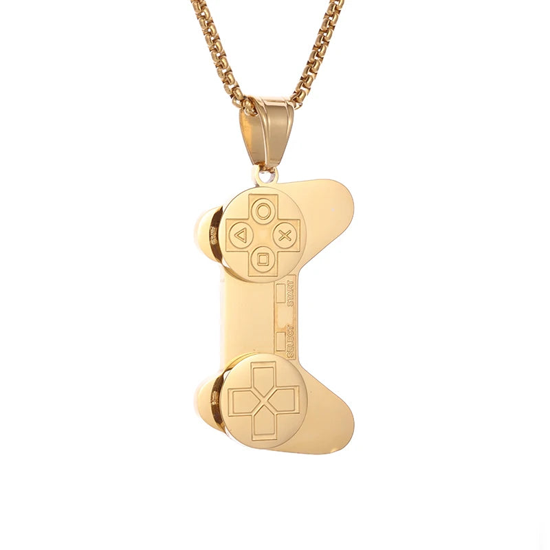 Stainless Steel Gaming Pendant & Necklace Gift - Vivid Setups