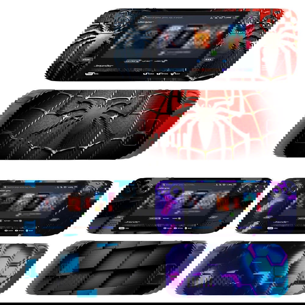 Steam Deck Console Vinyl Skin Sticker Cover Set - Vivid Setups