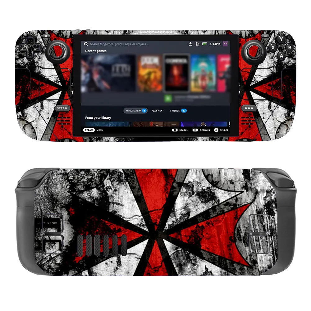 Steam Deck Console Vinyl Skin Sticker Cover Set - Vivid Setups
