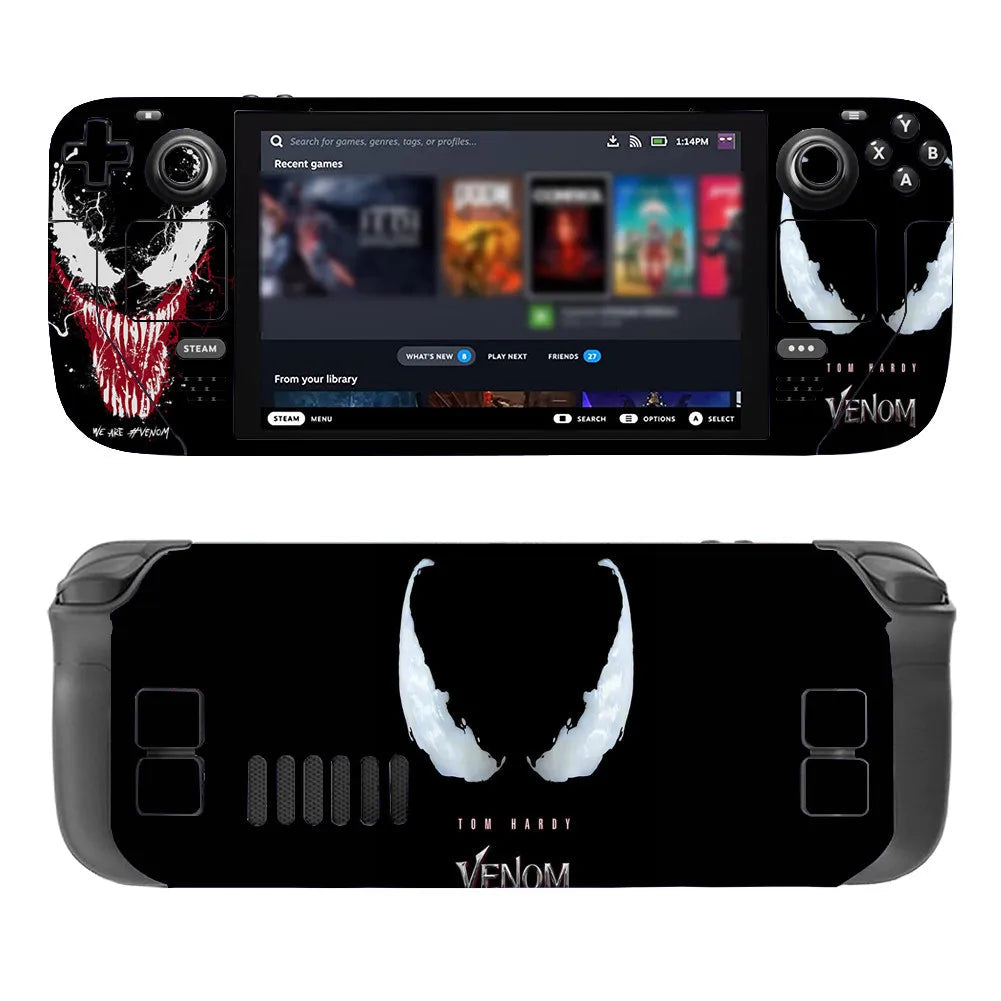 Steam Deck Console Vinyl Skin Sticker Cover Set - Vivid Setups