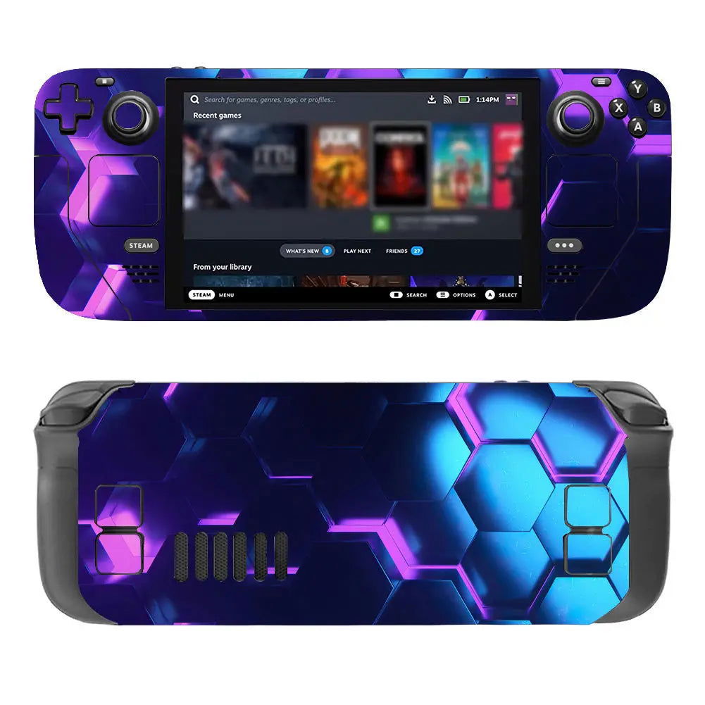 Steam Deck Console Vinyl Skin Sticker Cover Set - Vivid Setups