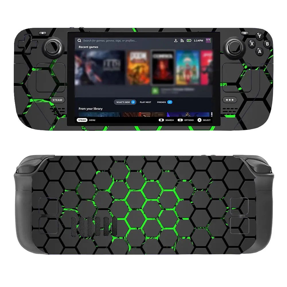 Steam Deck Console Vinyl Skin Sticker Cover Set - Vivid Setups