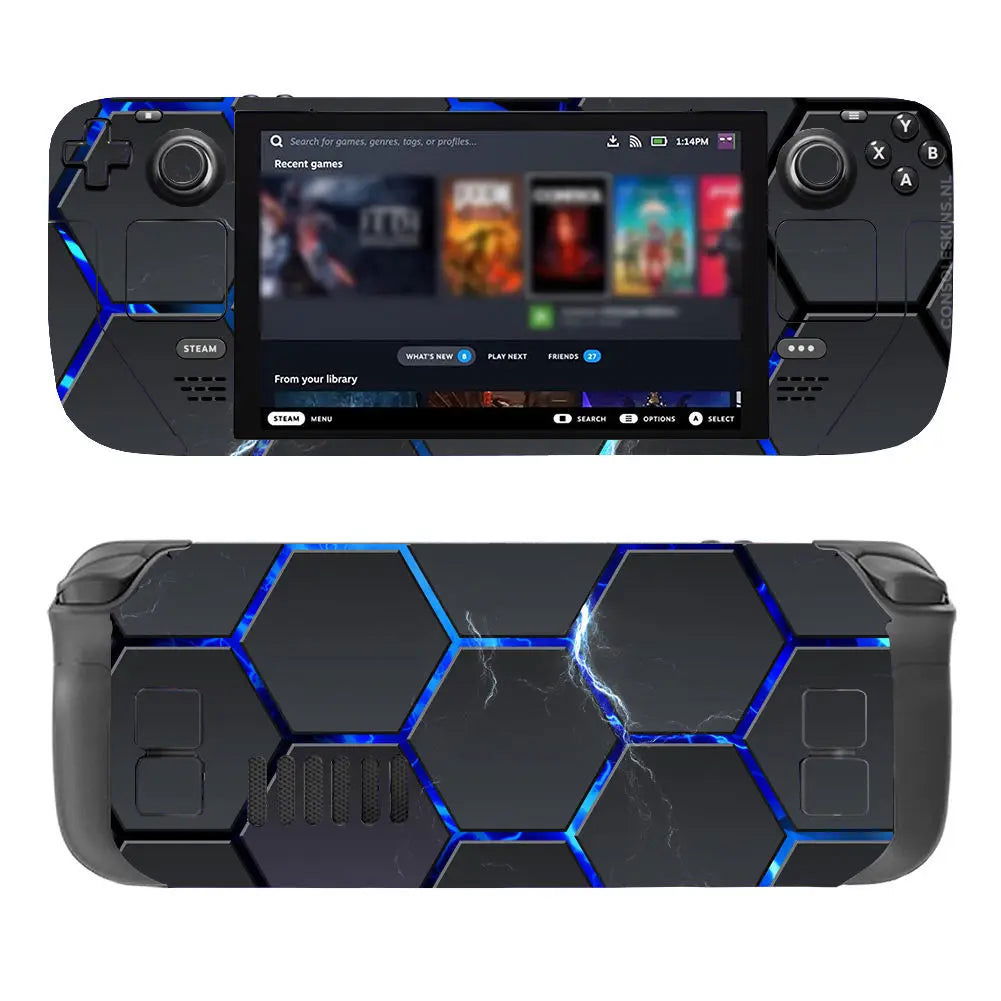 Steam Deck Console Vinyl Skin Sticker Cover Set - Vivid Setups