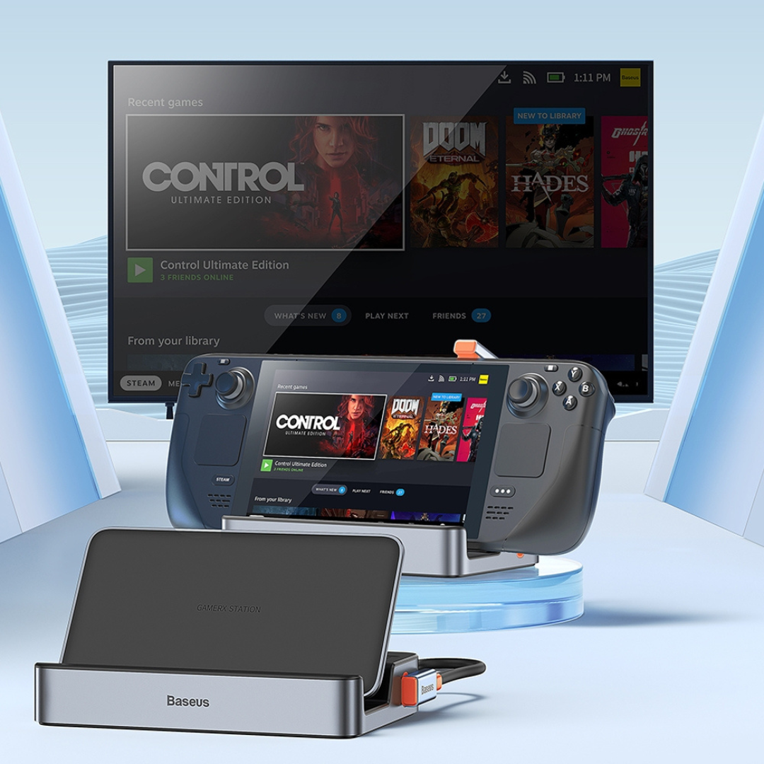 Steam Deck & Nintendo Switch Docking Station - Vivid Setups