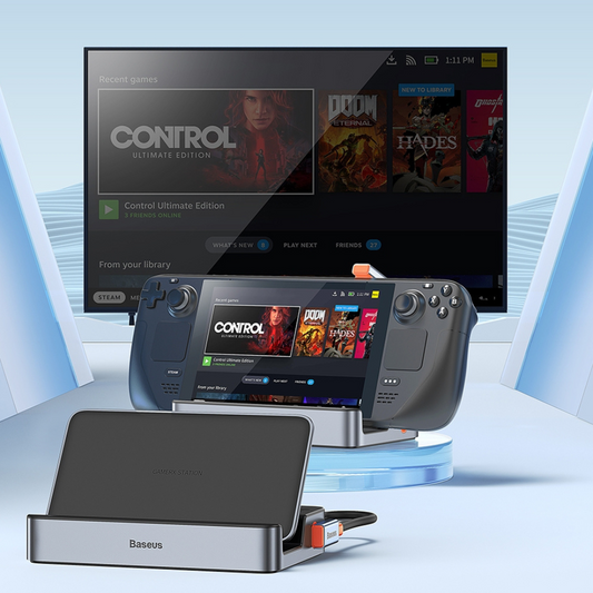 Steam Deck & Nintendo Switch Docking Station - Vivid Setups