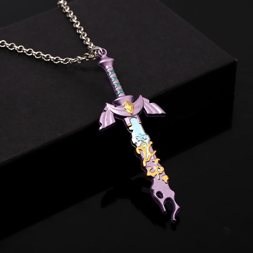 Tears of The Kingdom Master Sword Metal Necklace & Pendant Fandom Gift - Vivid Setups