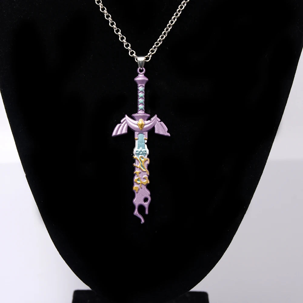 Tears of The Kingdom Master Sword Metal Necklace & Pendant Fandom Gift - Vivid Setups