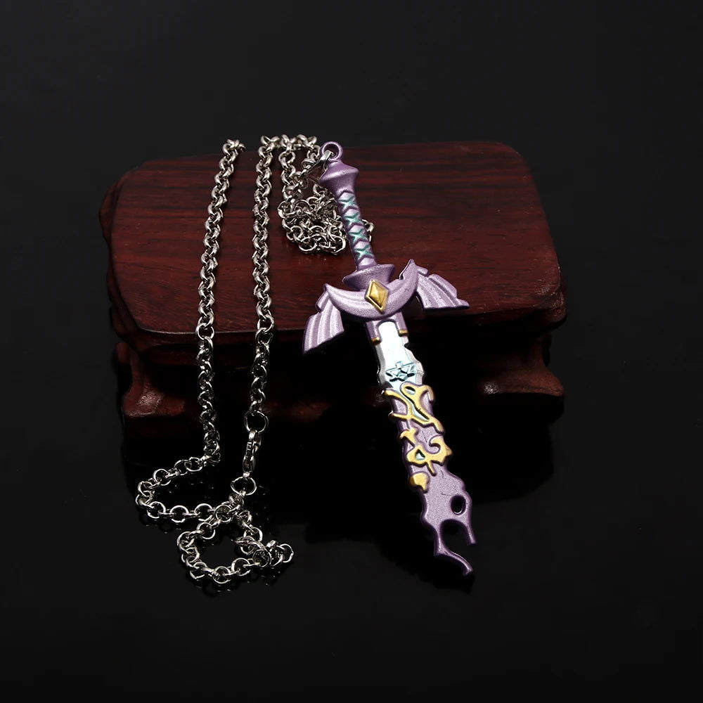 Tears of The Kingdom Master Sword Metal Necklace & Pendant Fandom Gift - Vivid Setups