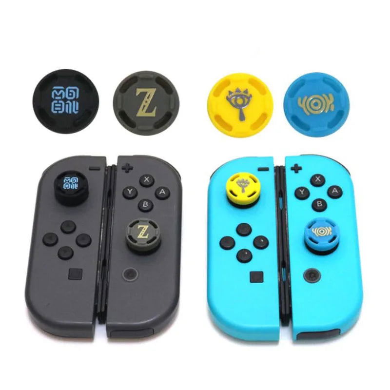 Thumb Grip Cap Covers for Nintendo Switch, NS OLED & NS Lite Joystick Controllers - Vivid Setups