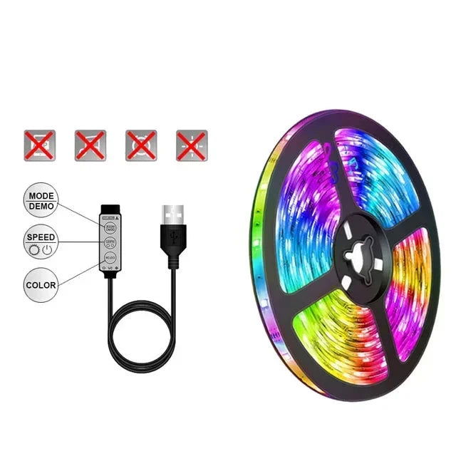 USB LED Strip Lights - Vivid Setups