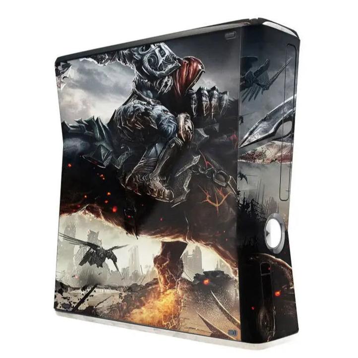 Xbox 360 Slim & Xbox 360 S Console & Controllers Vinyl Skin Stickers - Vivid Setups