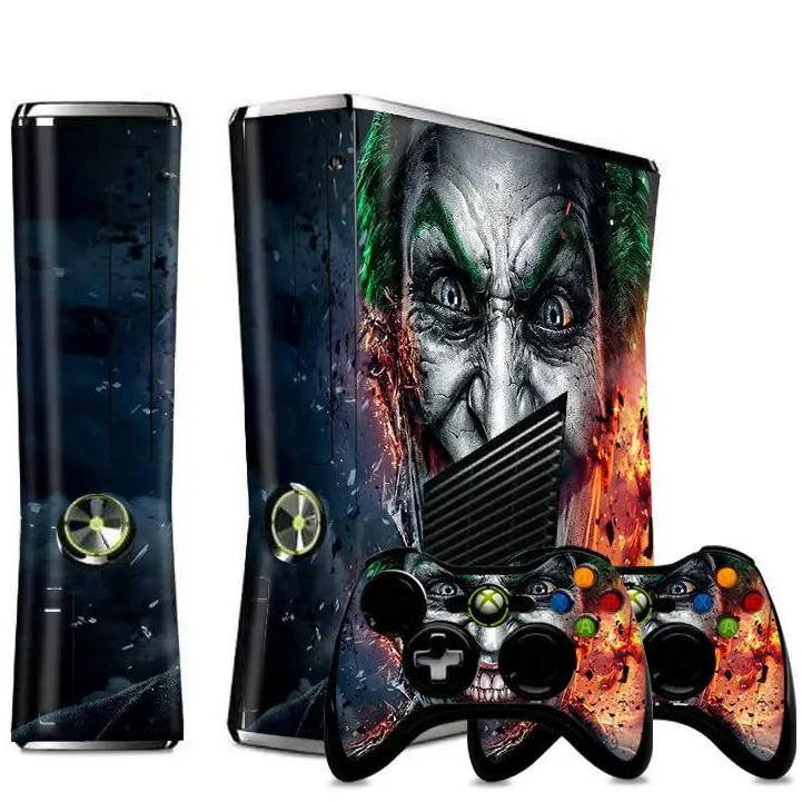 Xbox 360 Slim & Xbox 360 S Console & Controllers Vinyl Skin Stickers - Vivid Setups