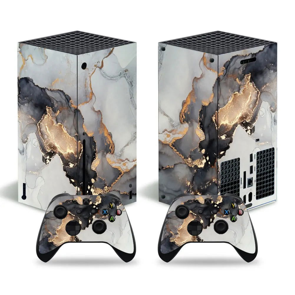 X-box Series X Console and 2 Controllers Skin Sticker Cover - Vivid Setups