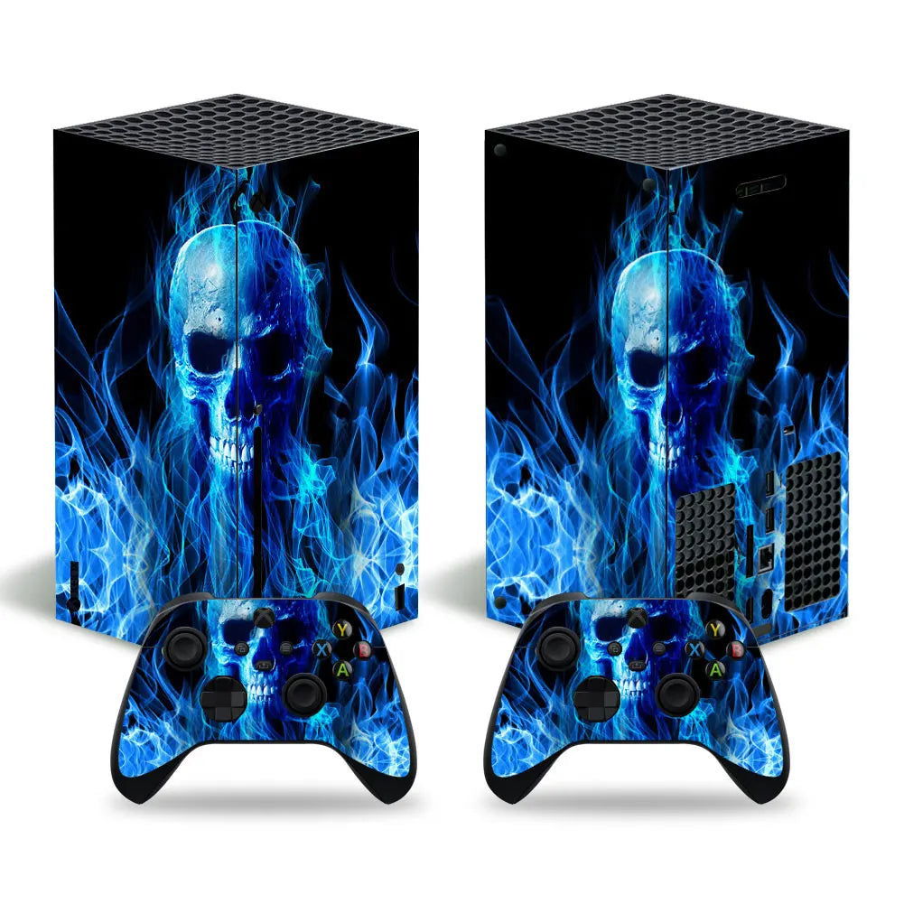 X-box Series X Console and 2 Controllers Skin Sticker Cover - Vivid Setups