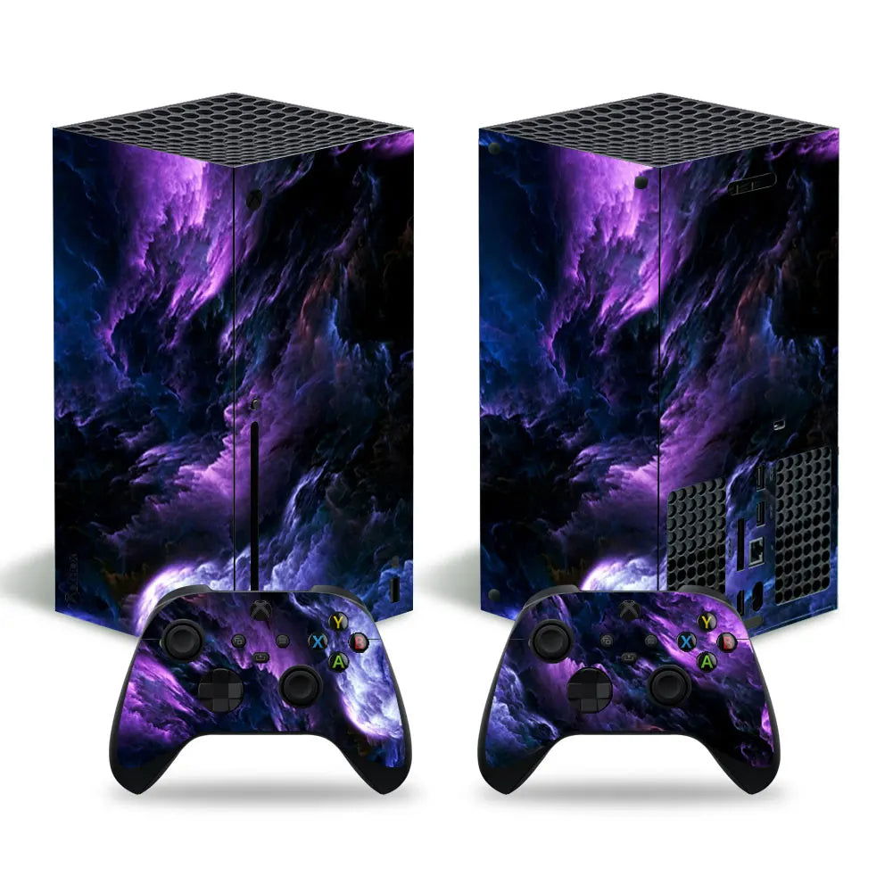 X-box Series X Console and 2 Controllers Skin Sticker Cover - Vivid Setups