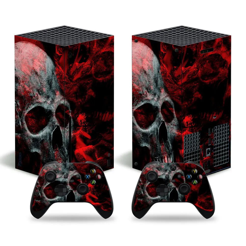 X-box Series X Console and 2 Controllers Skin Sticker Cover - Vivid Setups