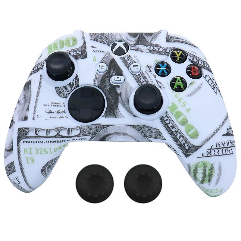 XBOX Series X, S, Non Slipping Silicone Controller Cover And Thumb Grip Caps - Vivid Setups