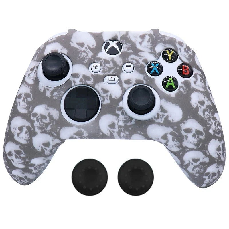 XBOX Series X, S, Non Slipping Silicone Controller Cover And Thumb Grip Caps - Vivid Setups