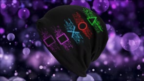 Flex Off Your Gaming Universe & Dominate Ur Opponents With Our PlayStation Button Symbol Beanie Skull Cap